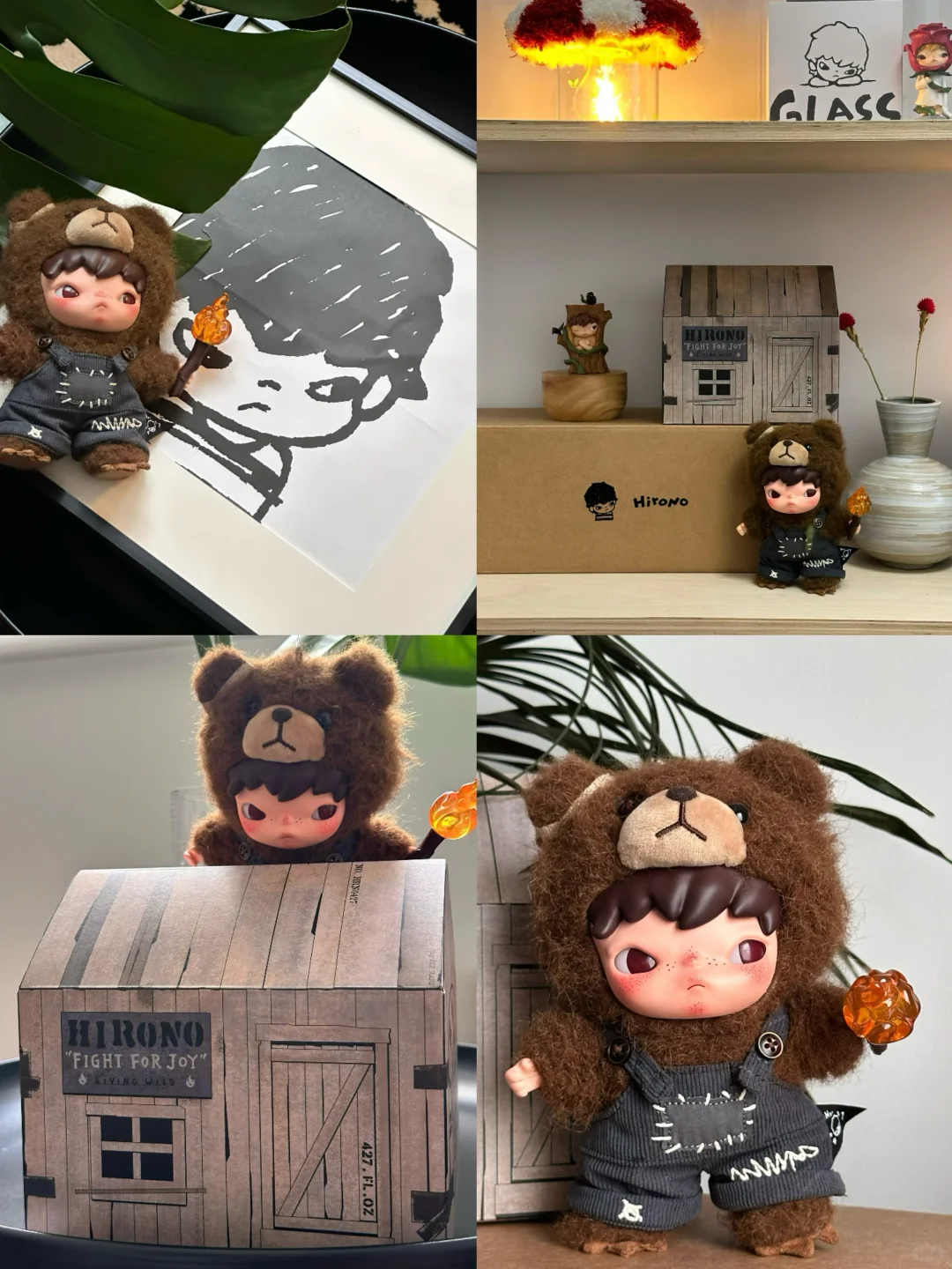 #60 Hirono Living Wild Fight for Joy Plush Toy