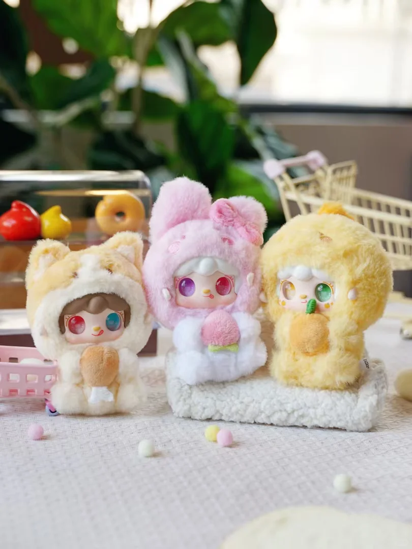 #63 yooki V10 19 Gourmet restaurant Mini Pendant Plush Blind Box & YOOKI Teen Gourmet Restaurant Series
