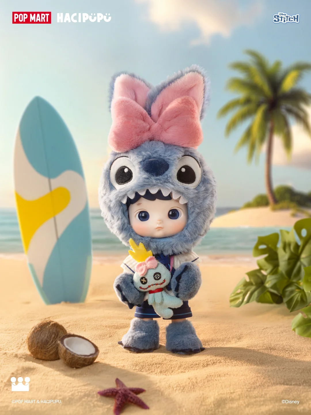 #44 Hacipupu Stitch&Hacipupu Stitch Series Plush Toy
