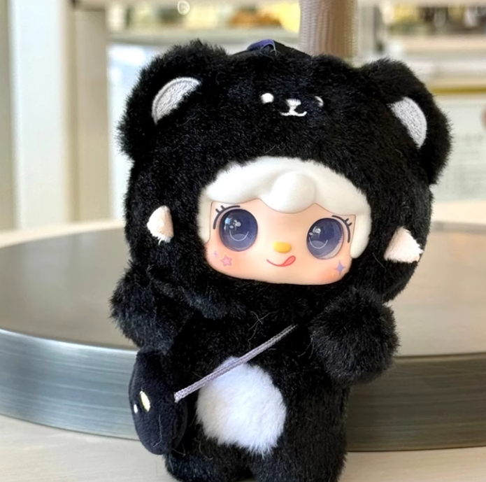 Yooki take a bite of bear