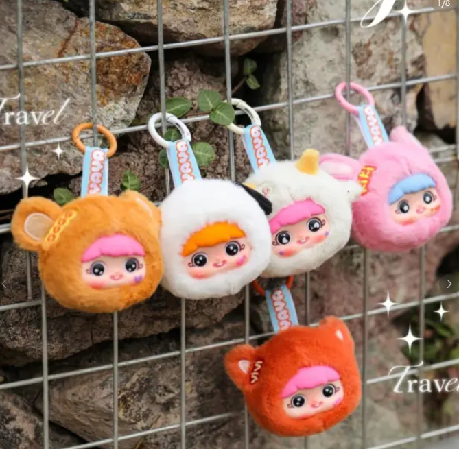 happy ghost YaYa - Little Naughty Plush Blind box&Fun Fruit Plush Pendant Blind box