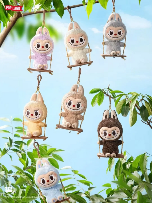 #08 Playing on the Swing Plush Pendant Blind Box &amp; Lovebu Hanging with a Brocon
