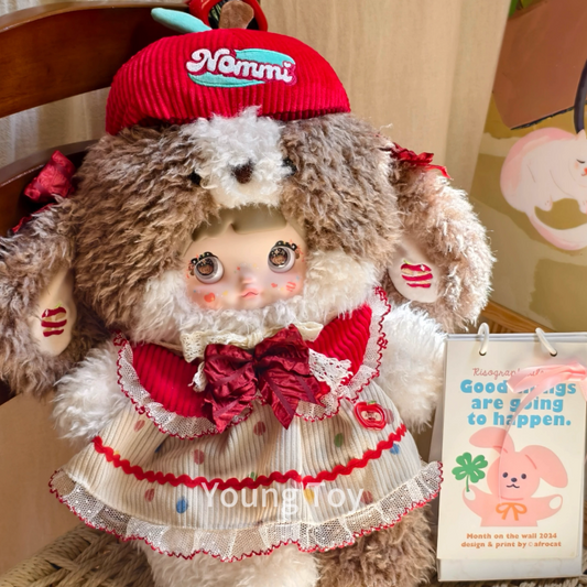 Nommi-Bite into Apple 400% Plush Hanging Card