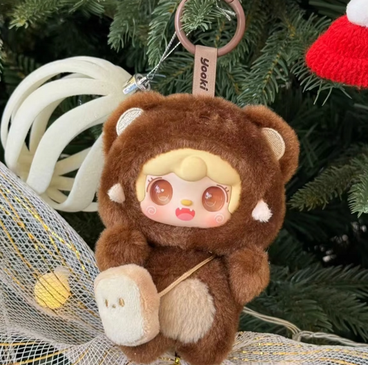 Yooki take a bite of bear