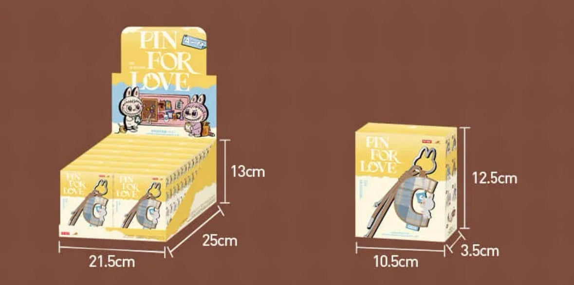 THE MONSTERS Pin for Love Series - Letter Pendant Blind Box